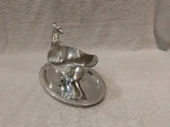 Belle saucière métal argenté orfèvre christofle malmaison aigle