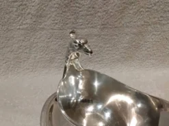 Belle saucière métal argenté orfèvre christofle malmaison aigle