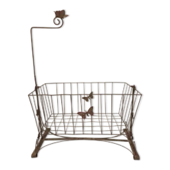 Berceau ancien en métal fin des années 1920