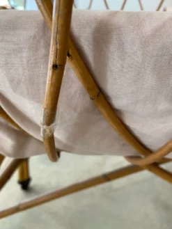 Berceau en rotin avec matelas