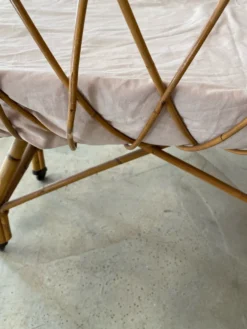 Berceau en rotin avec matelas