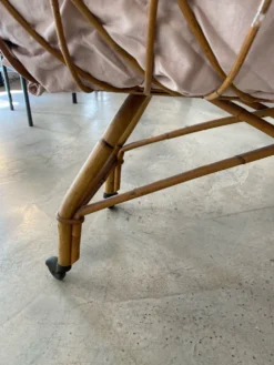 Berceau en rotin avec matelas