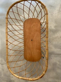 Berceau en rotin avec matelas