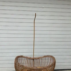 Berceau en rotin vintage