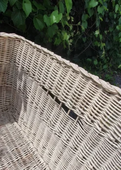 Berceau panier rotin