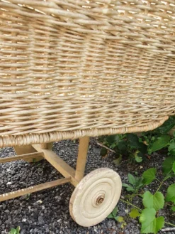 Berceau panier rotin