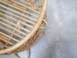 Berceau vintage en rotin