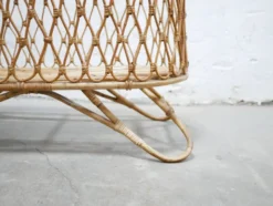 Berceau vintage en rotin