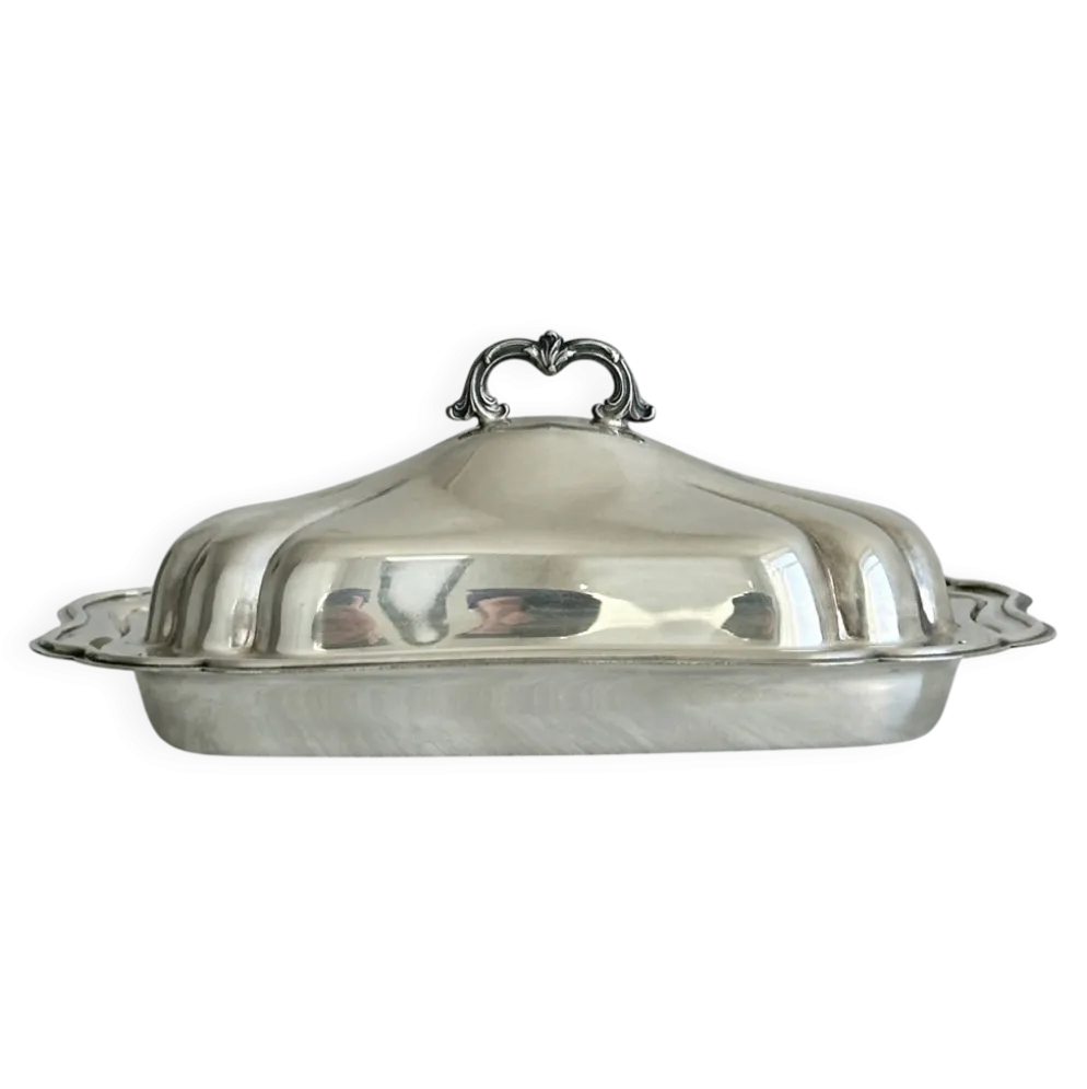 Beurrier ancien en métal