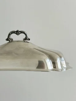 Beurrier ancien en métal
