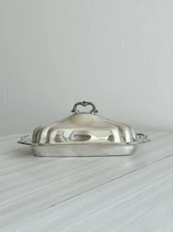 Beurrier ancien en métal