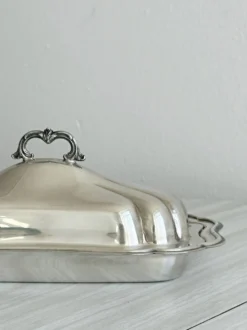 Beurrier ancien en métal