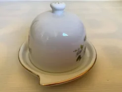 Beurrier avec couvercle fleurs