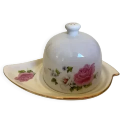 Beurrier avec couvercle fleurs