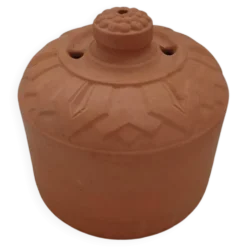 Beurrier cloche en terre cuite