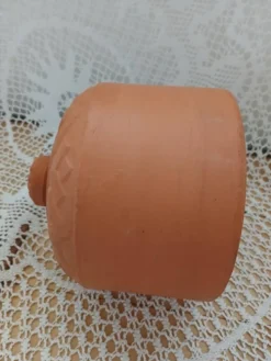 Beurrier cloche en terre cuite