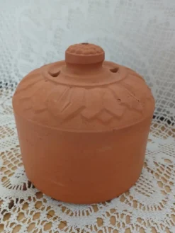 Beurrier cloche en terre cuite