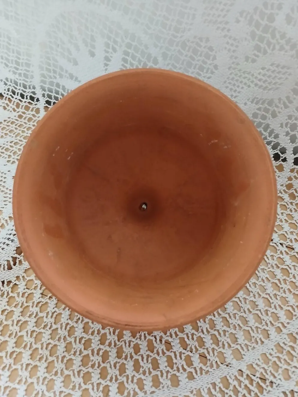 Beurrier cloche en terre cuite