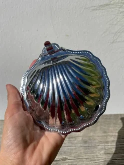 Beurrier coquillage en métal