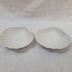Beurrier coquille Saint Jacques porcelaine