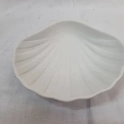 Beurrier coquille Saint Jacques porcelaine