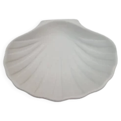 Beurrier coquille Saint Jacques porcelaine