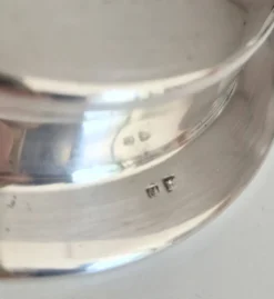 Beurrier Coquillor en argent, coquille Saint-Jacques