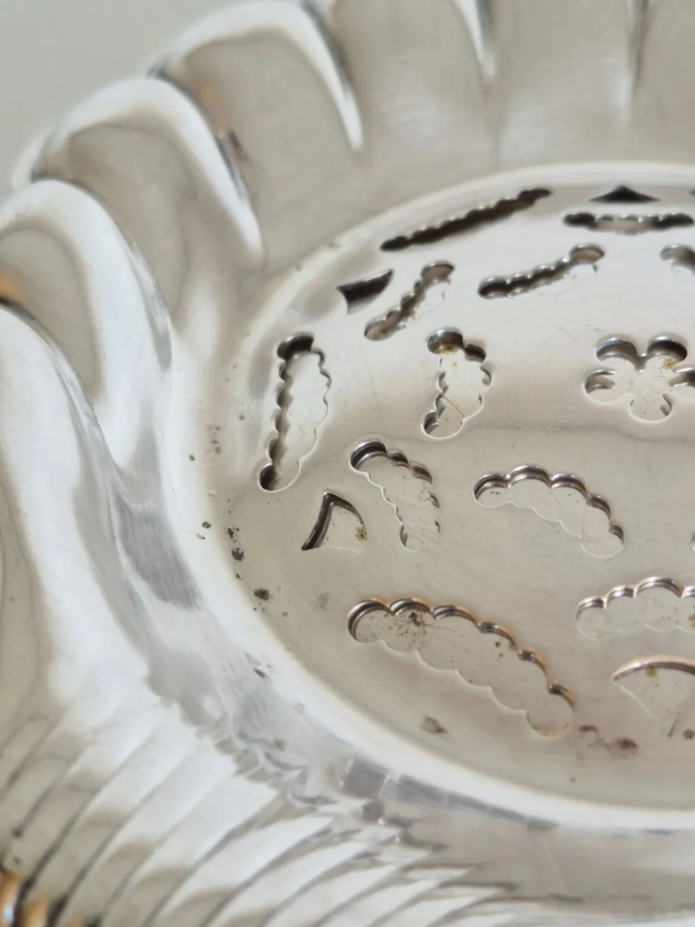 Beurrier Coquillor en argent , coquille Saint-Jacques