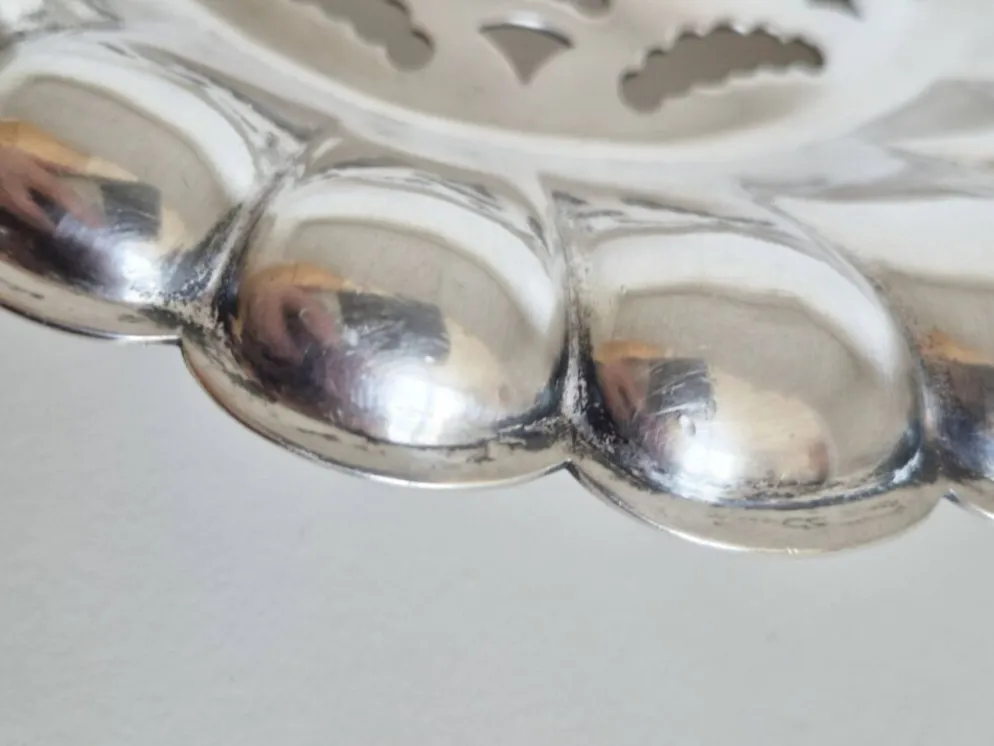 Beurrier Coquillor en argent , coquille Saint-Jacques
