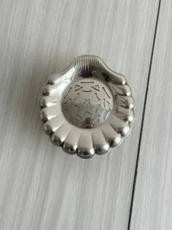 Beurrier Coquillor en métal argenté