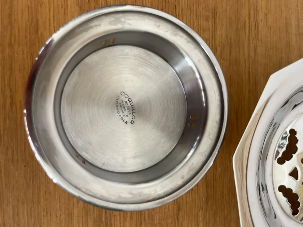Beurrier Coquillor vintage inox