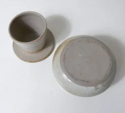 beurrier à eau en grès vintage