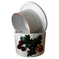 Beurrier à eau fruits en relief