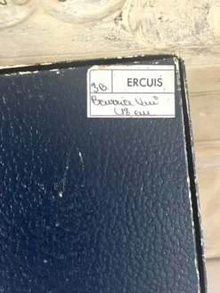 Beurrier en argent massif avec insert en cristal par Ercuis, boîte d'origine