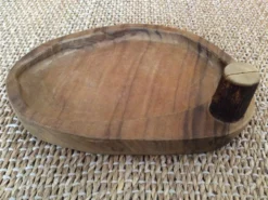 Beurrier en bois et son couteau