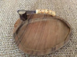 Beurrier en bois et son couteau