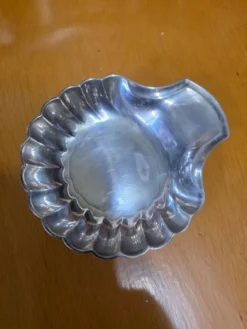 Beurrier en métal argenté Christofle
