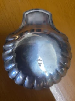Beurrier en métal argenté Christofle