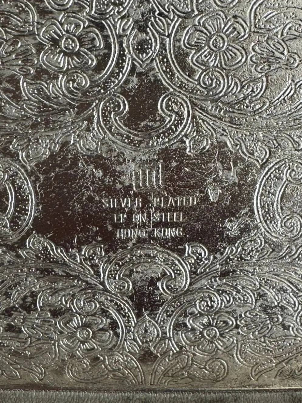 Beurrier en métal argenté XX siècle