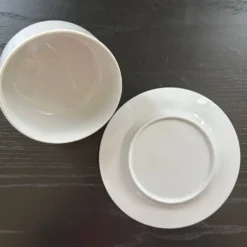 Beurrier en porcelaine