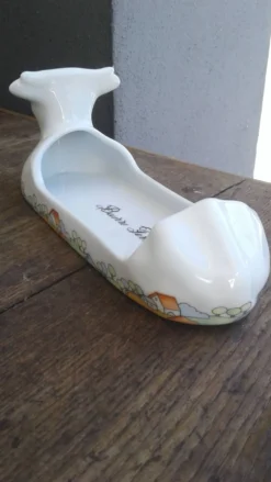 Beurrier en porcelaine