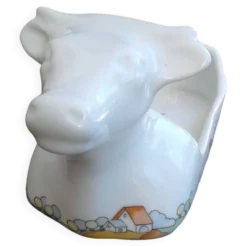 Beurrier en porcelaine