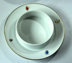 Beurrier en porcelaine Heinrich Porzellan design "Anmut"