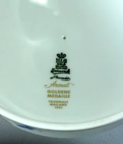 Beurrier en porcelaine Heinrich Porzellan design 