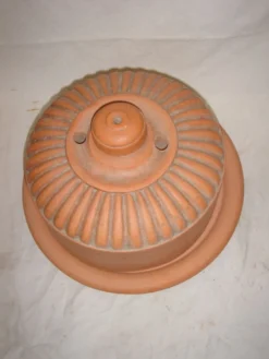 Beurrier en terre cuite pour motte aux cristaux de sel