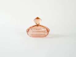 Beurrier en verre, art déco, années 1930, production : Italie