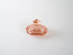 Beurrier en verre, art déco, années 1930, production : Italie
