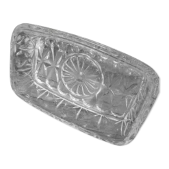 Beurrier en verre moulé