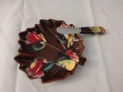 Beurrier et couteau Vallauris