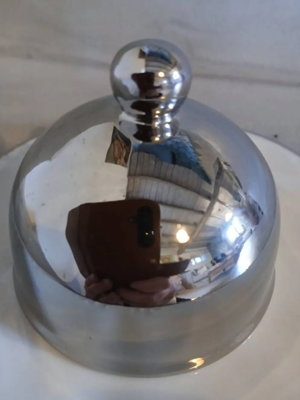 Beurrier individuel en porcelaine